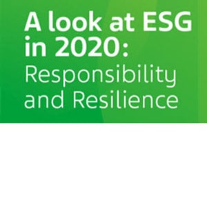 A look at ESG in 2020: Responsibility and Resilience